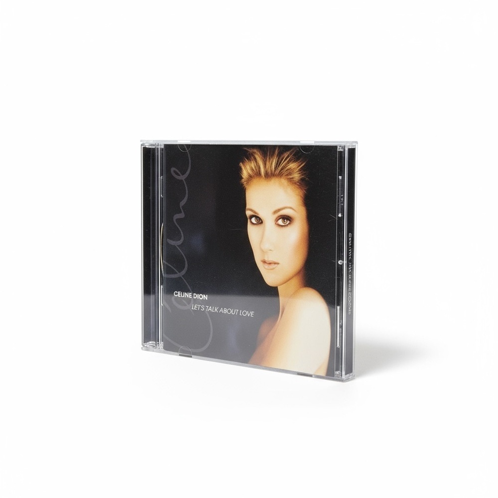 Celine dion Let's Talk About Love CD - Black and White Sony music 1997 disc